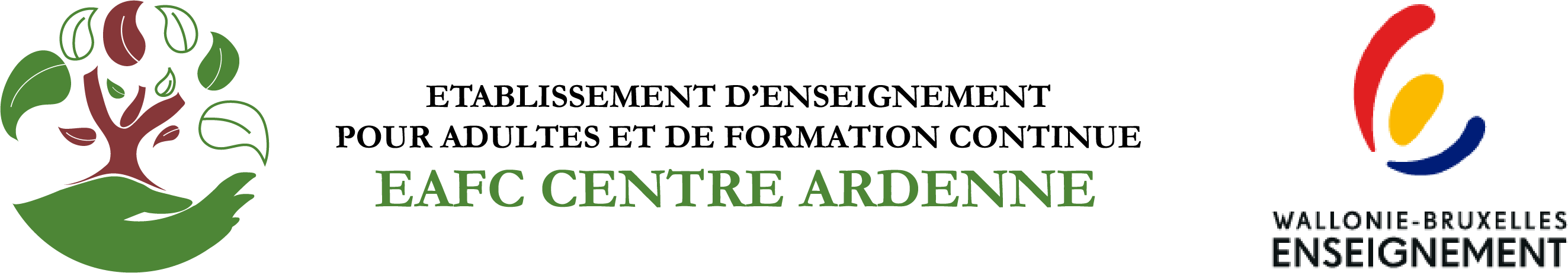 Logo de l'EAFC Centre Ardenne et Logo WBE